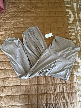 High-Waist Wide Leg Women's Jumpsuit Pants - Taupe